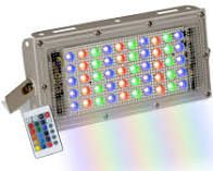 50w led brick rgb with remote