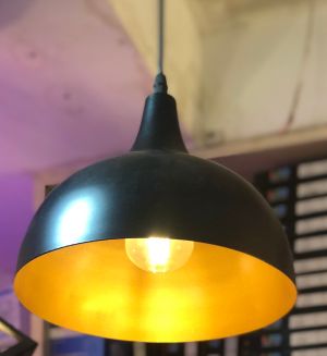 hanging with led st64 filament bulb black