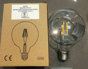 4w led filament bulb G95