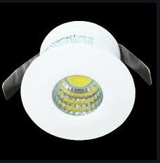 3w led cob spot button round